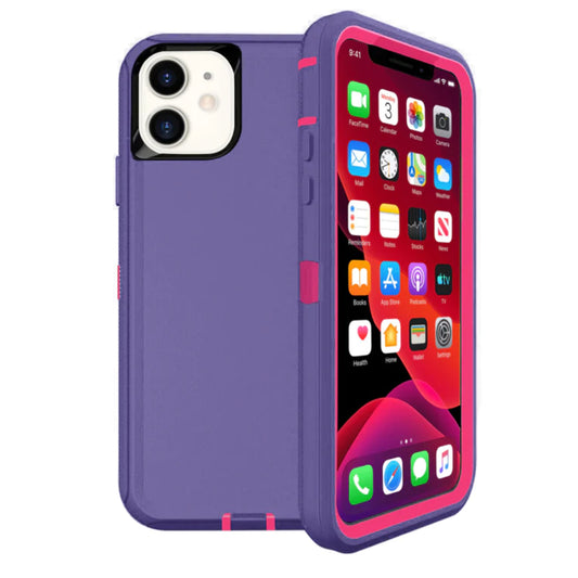 iPhone 12 mini Purple & Pink Defender Case