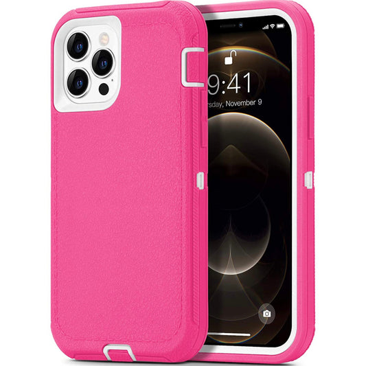iPhone 11 Pro Pink & White Defender Case