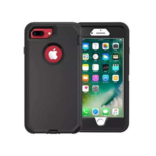 iPhone 6+ 6S+ 7+ 8+ Black Defender Case