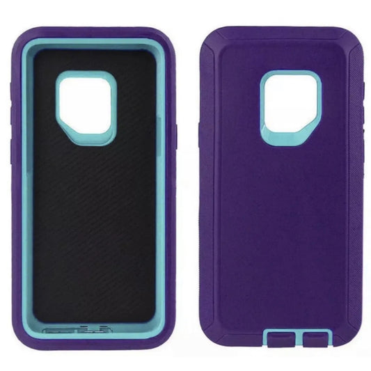 Samsung S9 Purple/Teal Defender Case