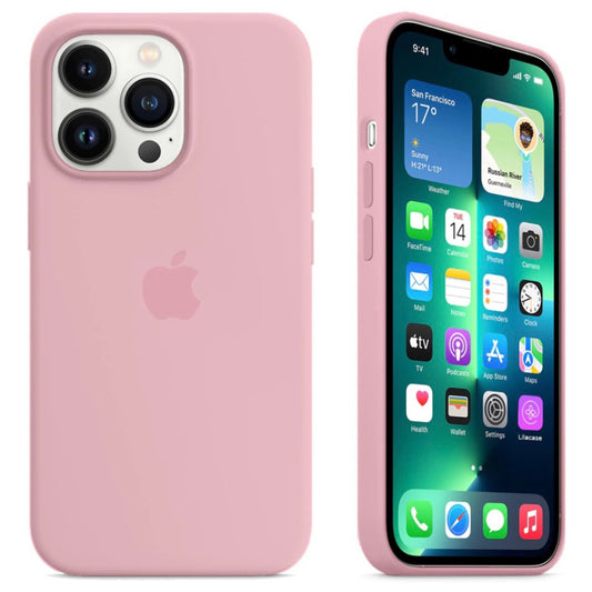 iPhone 11 Pro Candy Pink Apple Silicone Case