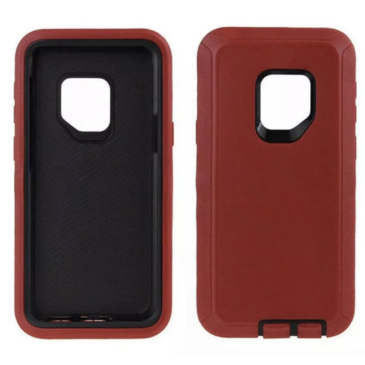 Samsung S9 Red/Black Defender Case