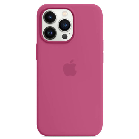 iPhone 13 Pro Dragon Fruit Pink Apple Silicone Case