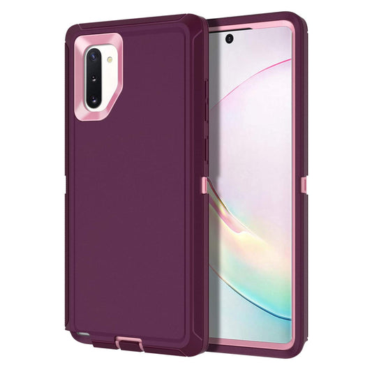 Samsung Note 10 Burgundy/Pink Defender Case